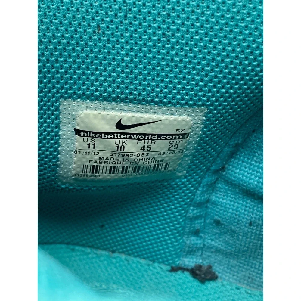 Nike Dunk High Dark Grey Dynamic Blue White Speckled 317982-052 Mens 11